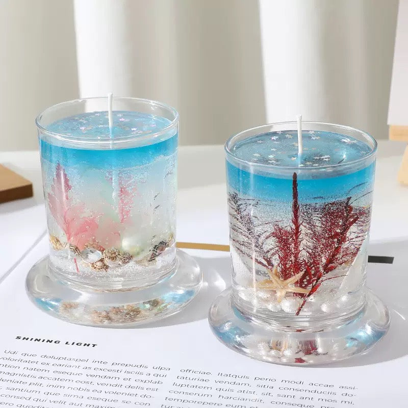 Sea series gel wax Christmas gift scented candle sea salt