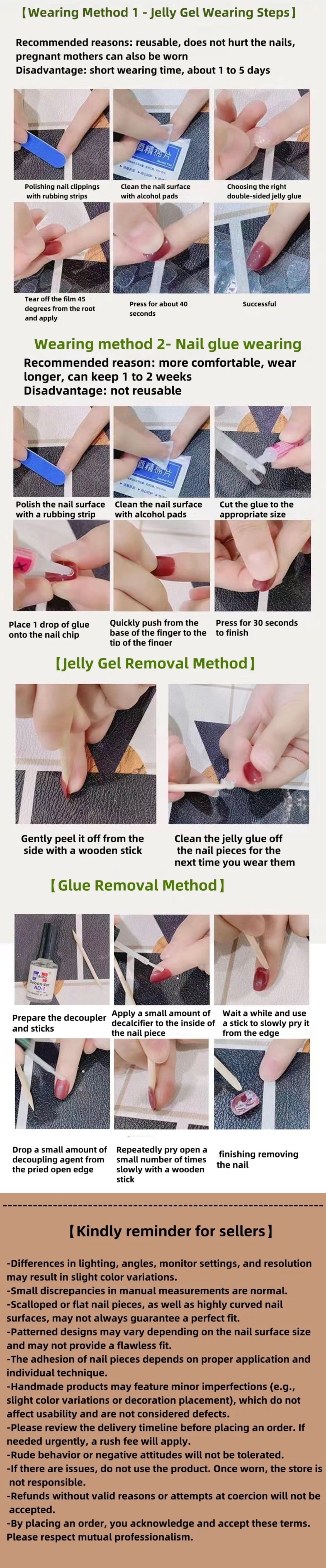 Original design wealth attract press on nails